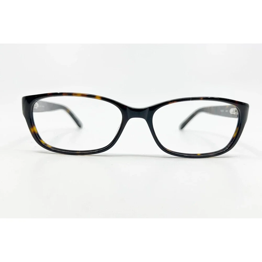 Bulova Massy Eyeglass Frames Womens Tortoise Brown Full Rim 53-16-135